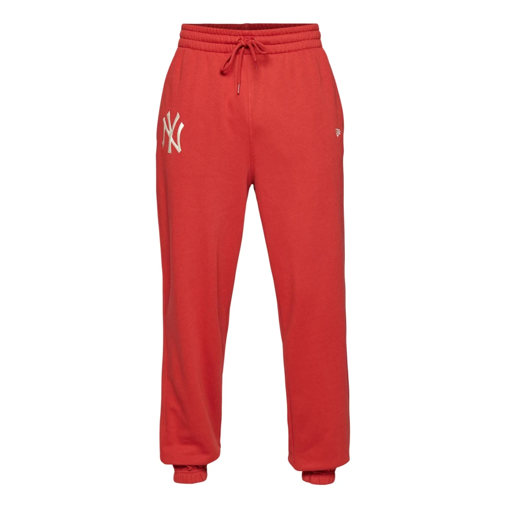 New era Yankees League Essential Fleece Joggers Red Heren