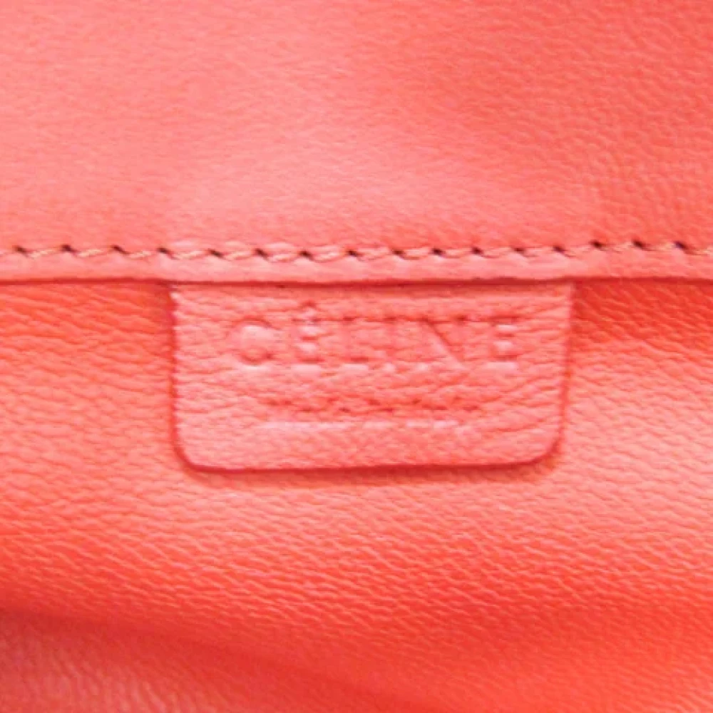 Celine Vintage Pre-owned Leather totes Red Dames