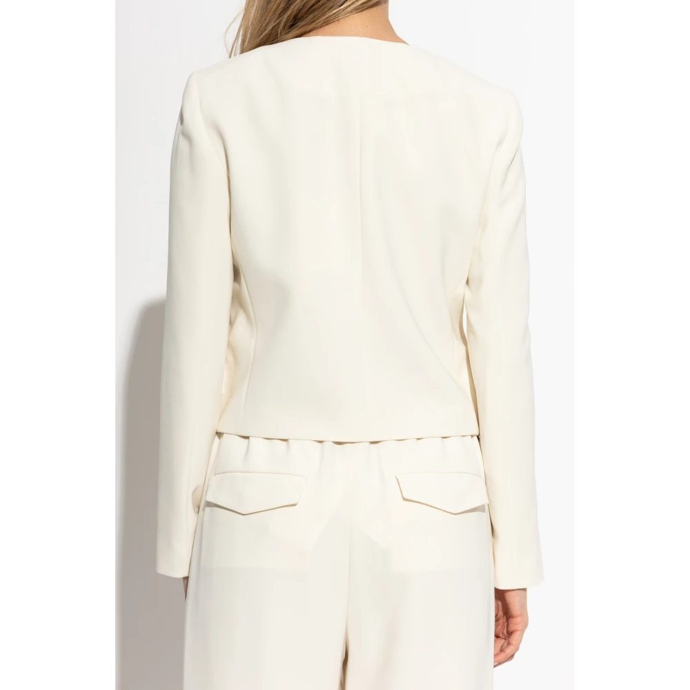 Theory Korte blazer Beige Dames