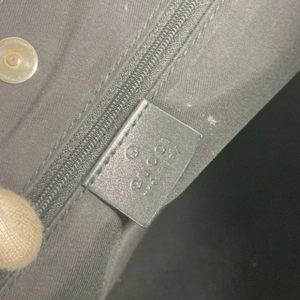 Gucci Vintage Pre-owned Canvas totes Black Dames