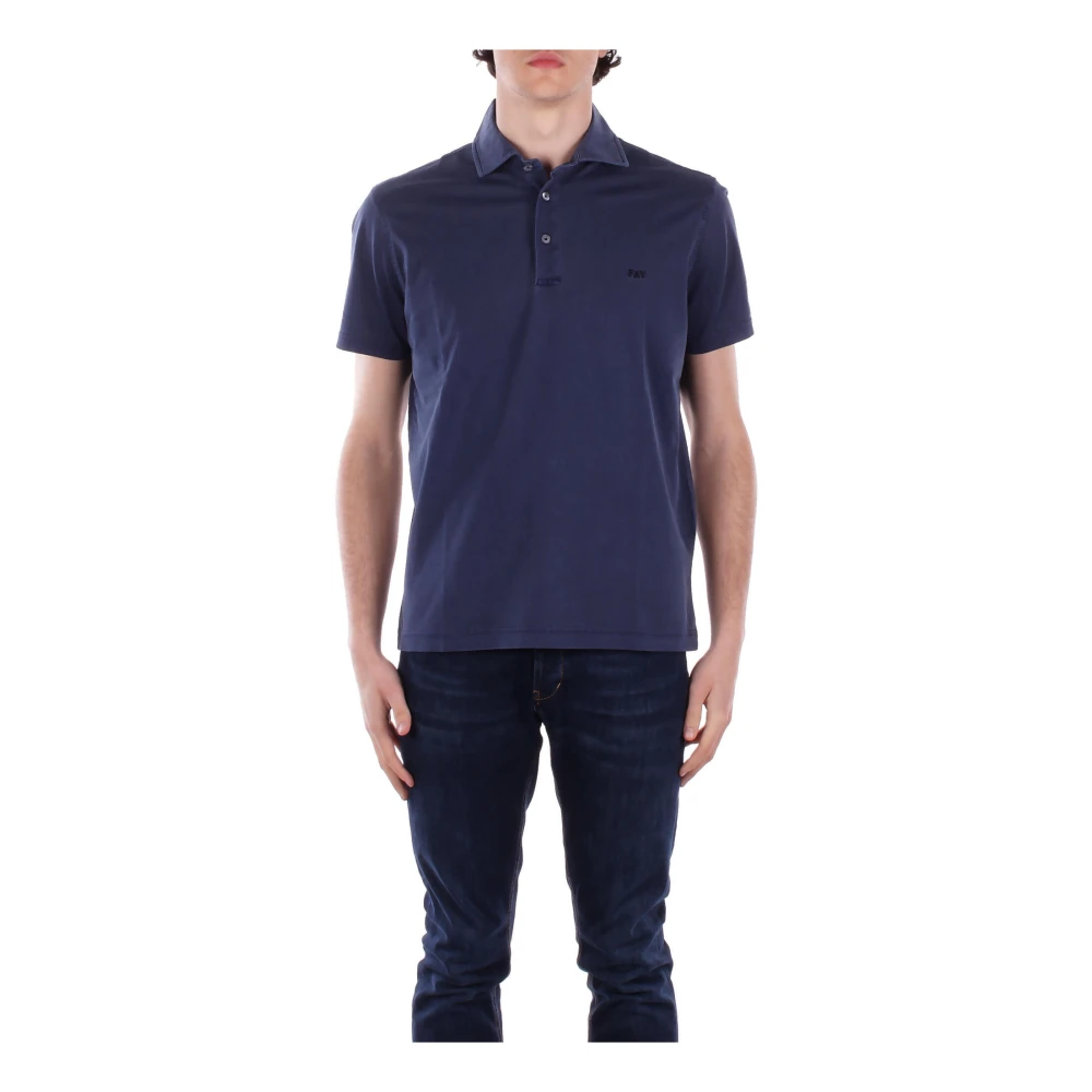 Fay - Tops > Polo Shirts - Blue - Fay - Modalova