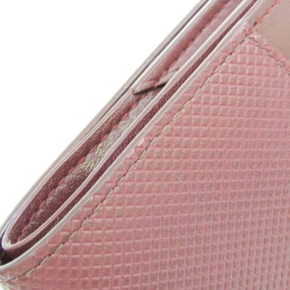 Bottega Veneta Vintage Pre-owned Leather wallets Red Dames