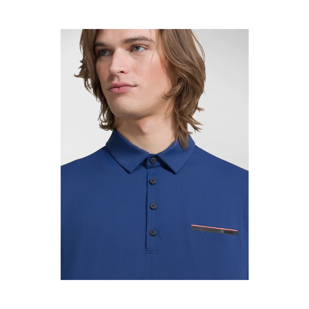RRD Oxford Pocket Polo Blue Heren