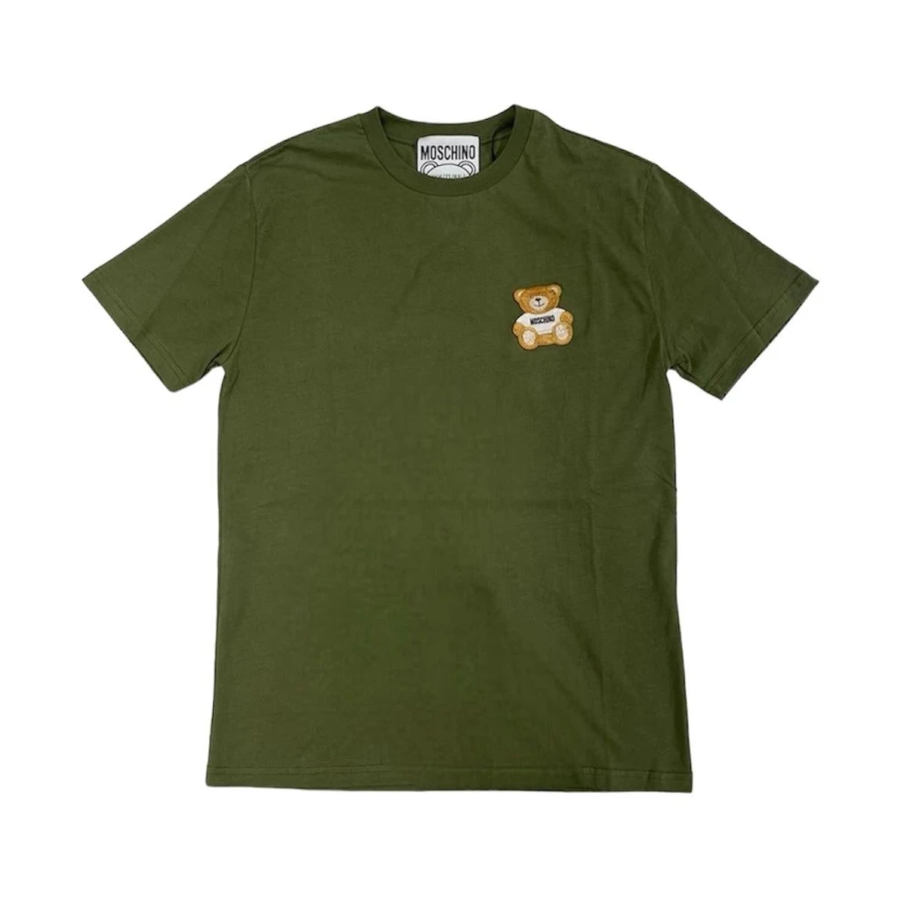 Moschino Casual katoenen T-shirt voor heren Green Heren
