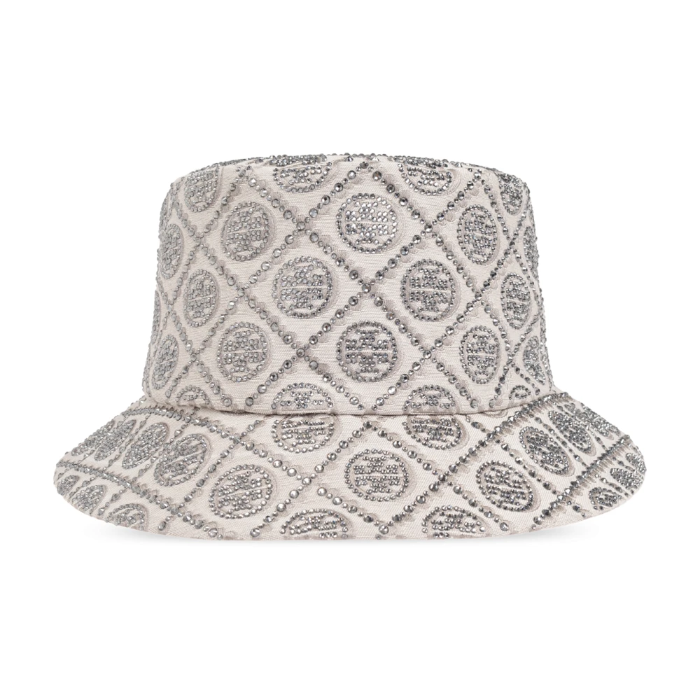 TORY BURCH Hoed met glinsterende applicaties Gray Dames