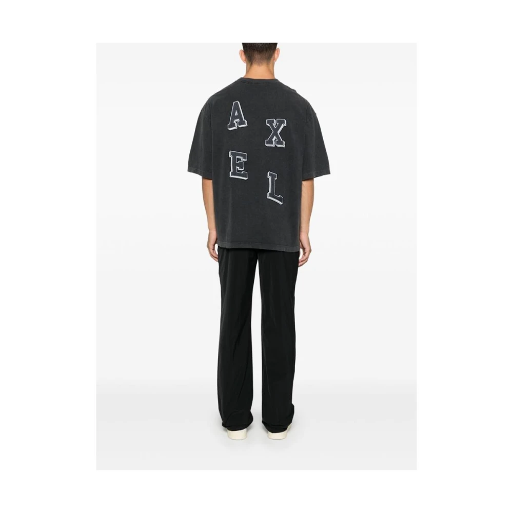 Axel Arigato Typo Zomer T-Shirt Black Heren