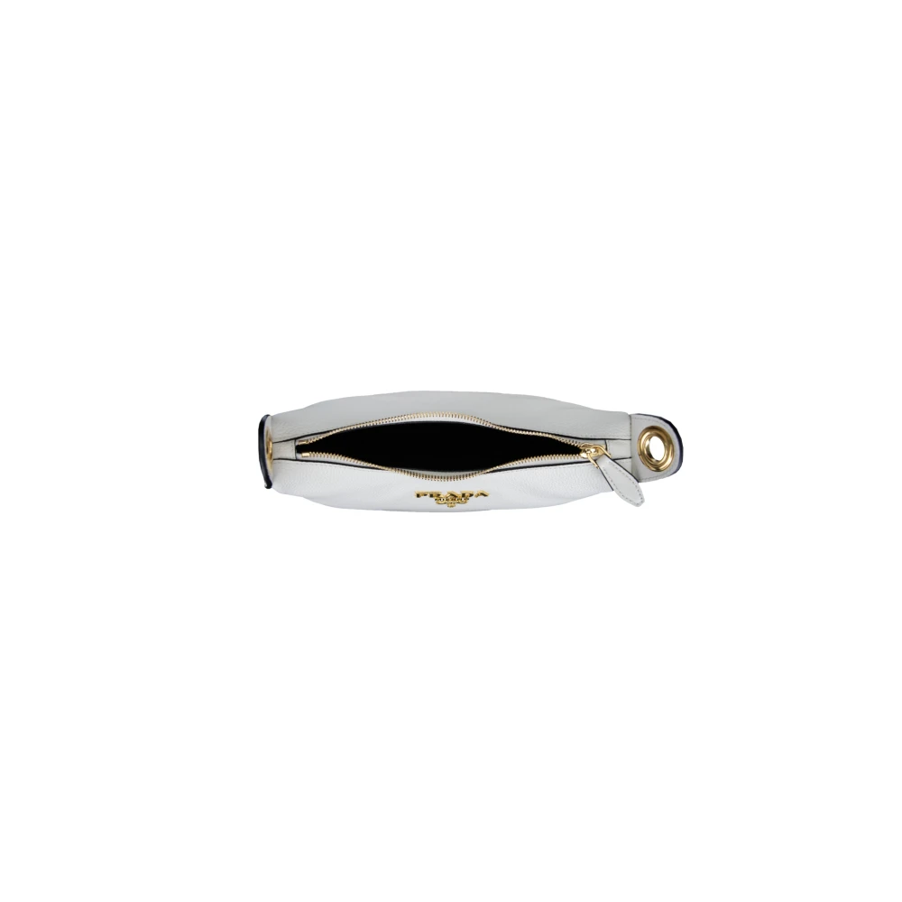 Prada Schoudertas voor Dames met Rits White Dames