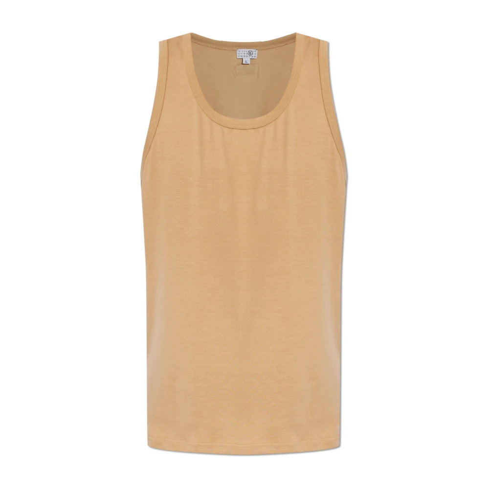 Mm6 Maison Margiela Uomo Beige Top, S, New,