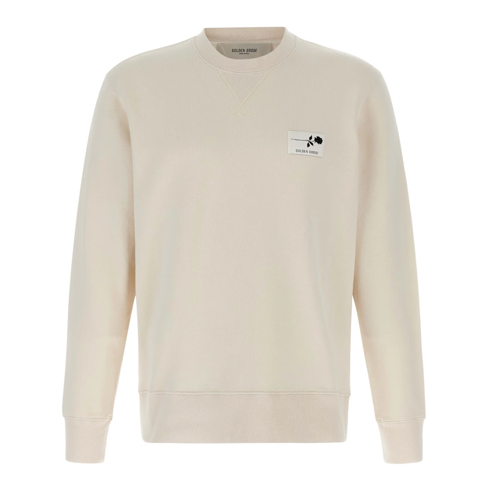 Golden Goose Men's Beige/Golden Archibald Sweatshirt