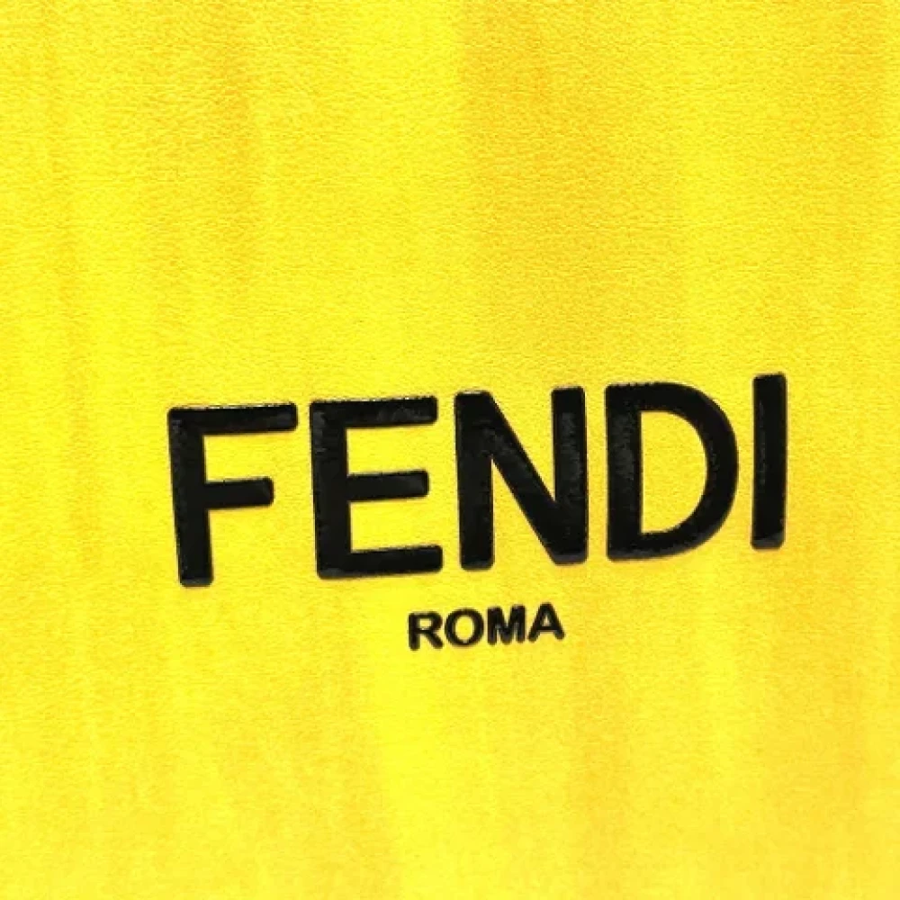 Fendi Vintage Pre-owned Leather fendi-bags Yellow Dames