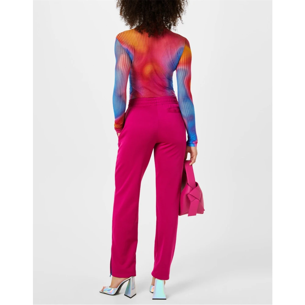 Acne Studios Fuchsia Pink Face Track Pants Pink Dames