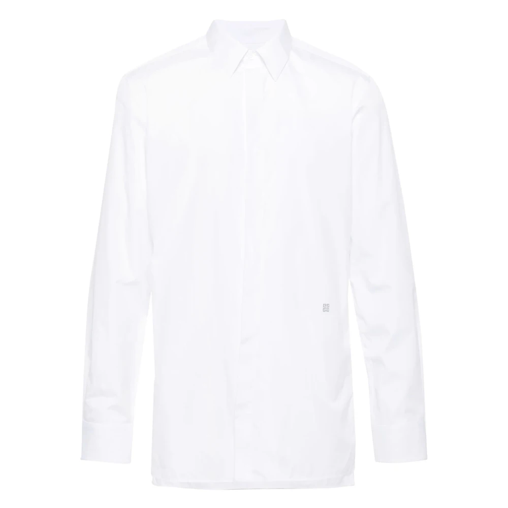 Givenchy Men's White Formal Shirts,, Classic Cotton Shirt Large