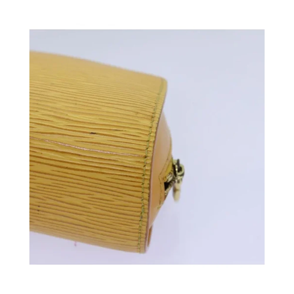 Louis Vuitton Vintage Pre-owned Leather louis-vuitton-bags Yellow Dames