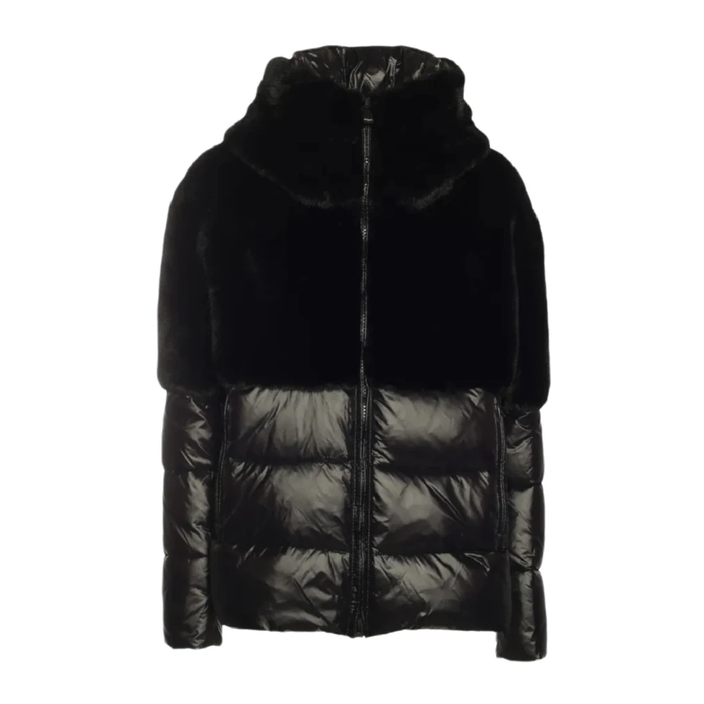 Blauer Jas Black Dames