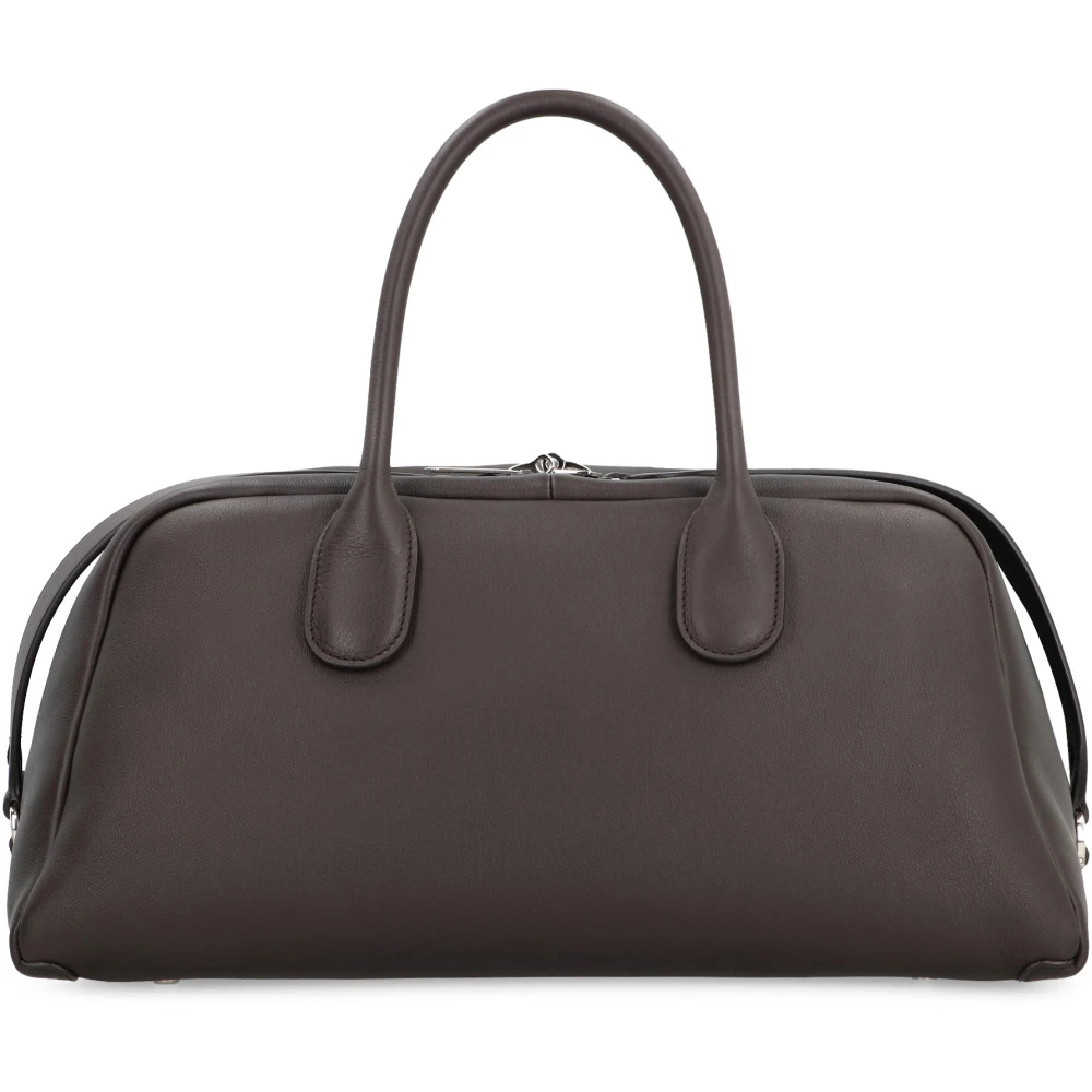 TOD'S Media leren tas met hangslot Brown Dames