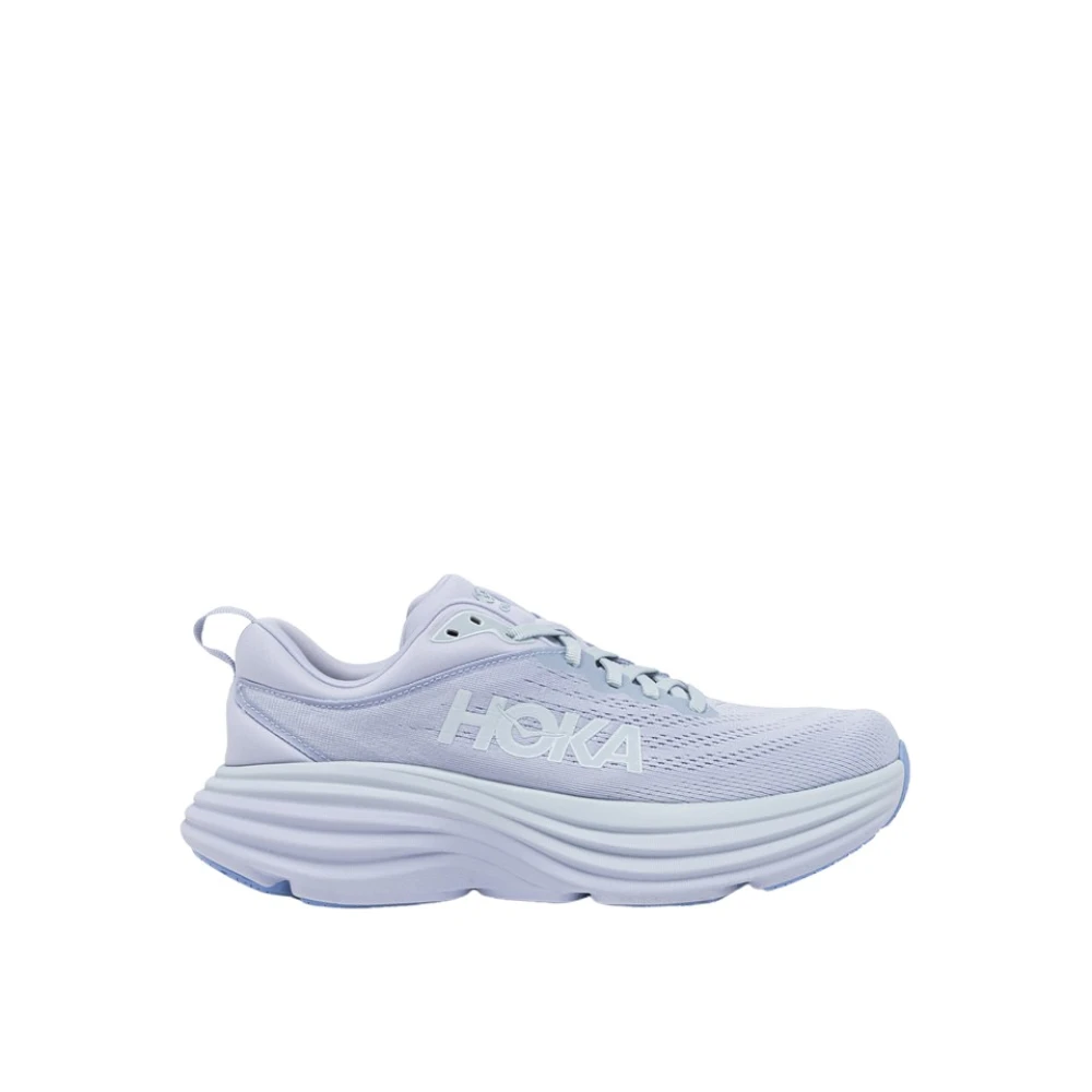 Hoka One One Andningsbara Mesh Sneakers med TPU Finish Purple, Dam