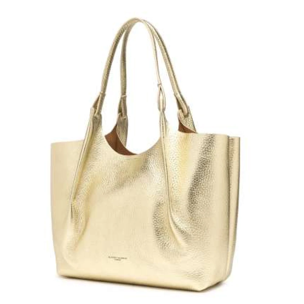 Gianni Chiarini Moderne leren tas Yellow Dames