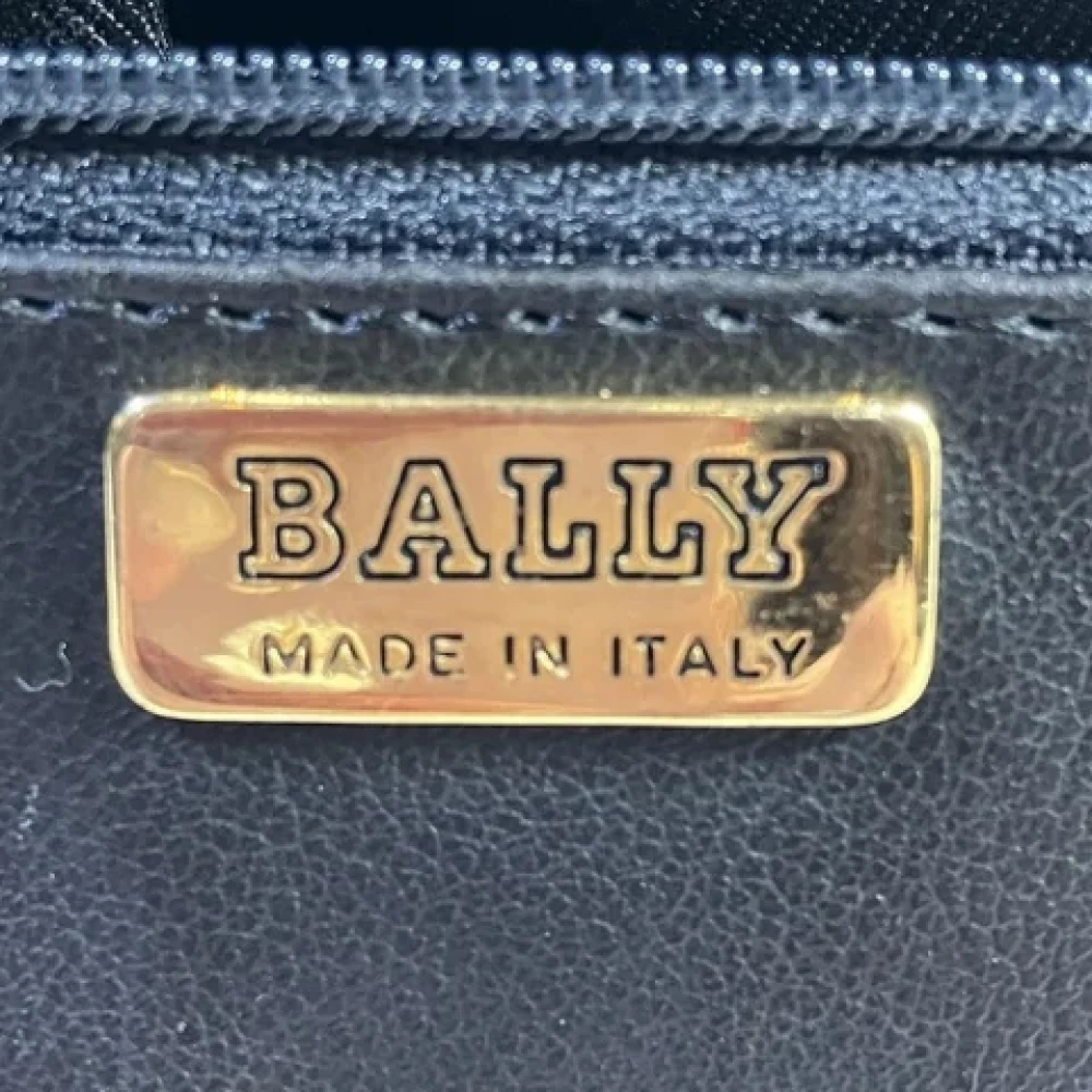 Bally Pre-owned Leather crossbody-bags Black Dames