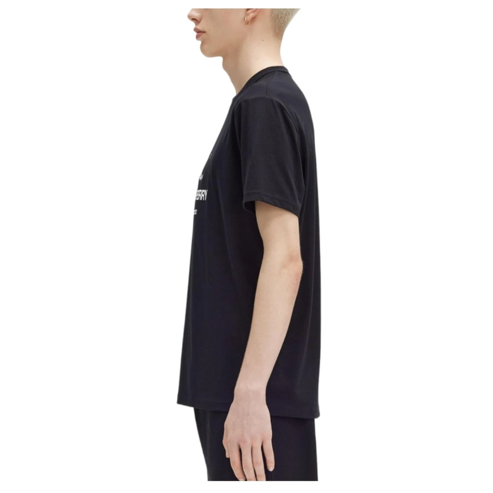 Fred Perry Laurierkroon Ronde Hals T-shirt Black Heren