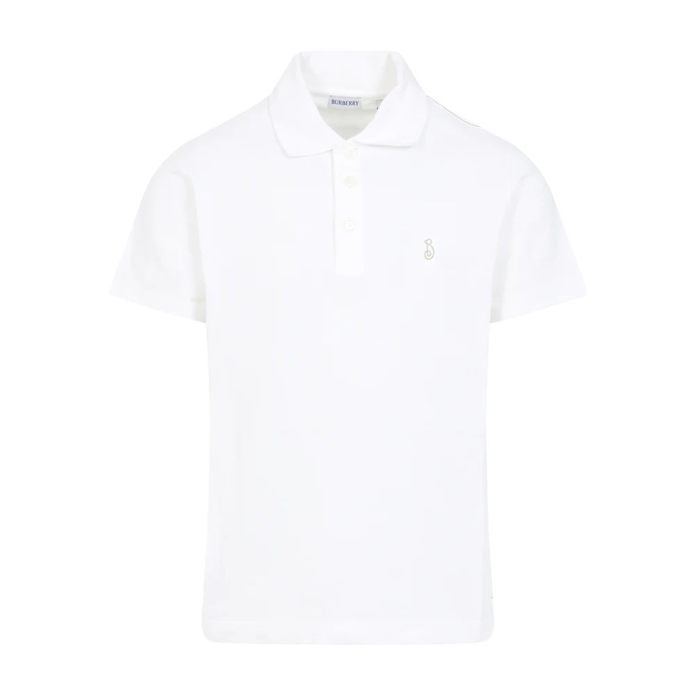 Burberry Wit T-shirt voor mannen White Heren