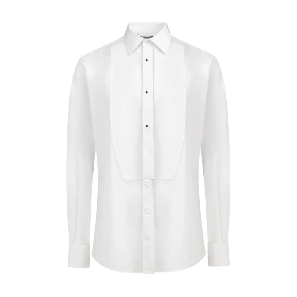 Dolce & Gabbana Men's White Cotton Shirt- Classic Design - Male - Casual Shirts - White - Xs - Shirts - Image 3