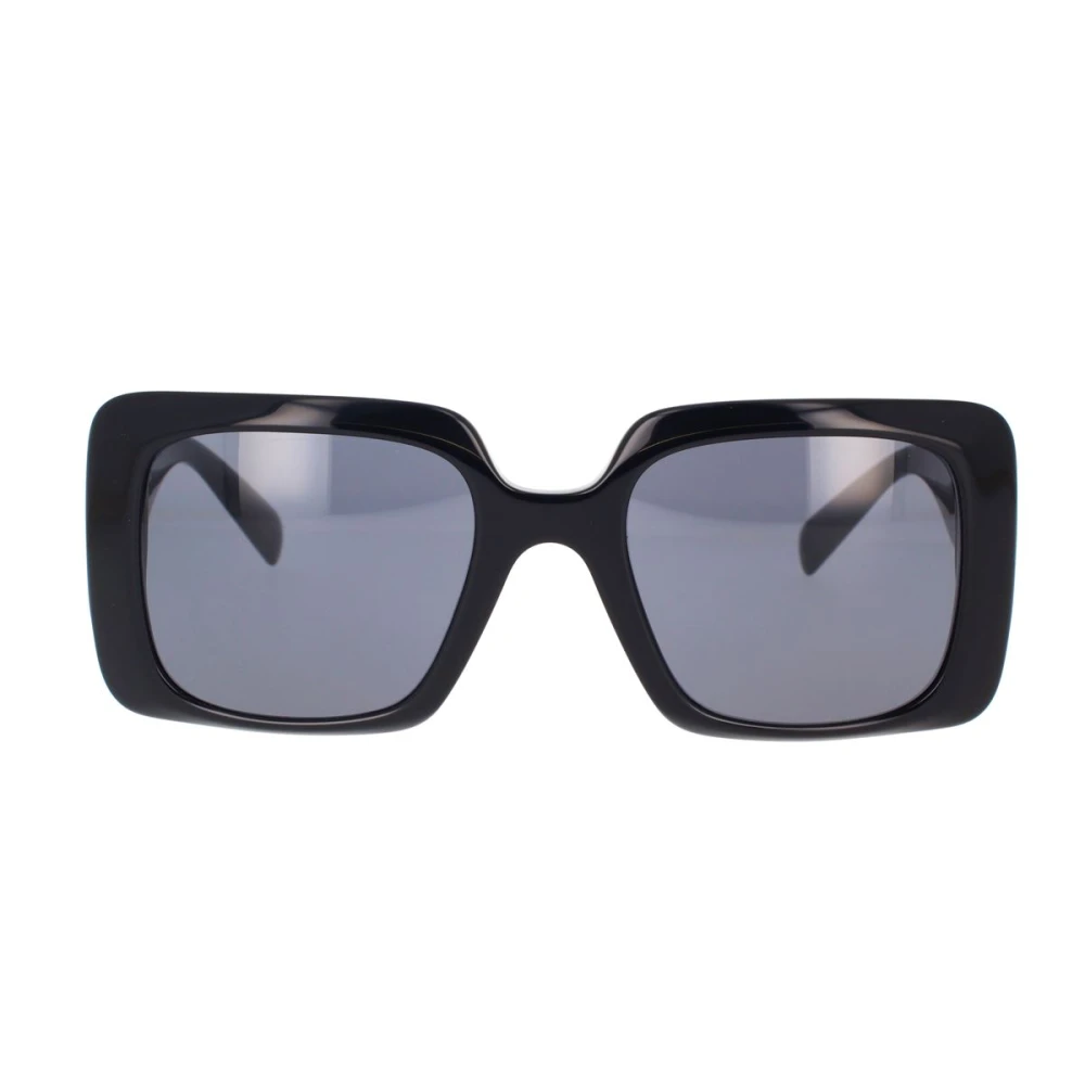Versace Unisex Black Sunglasses, 54 Mm, Rectangular Oversized Sunglasses