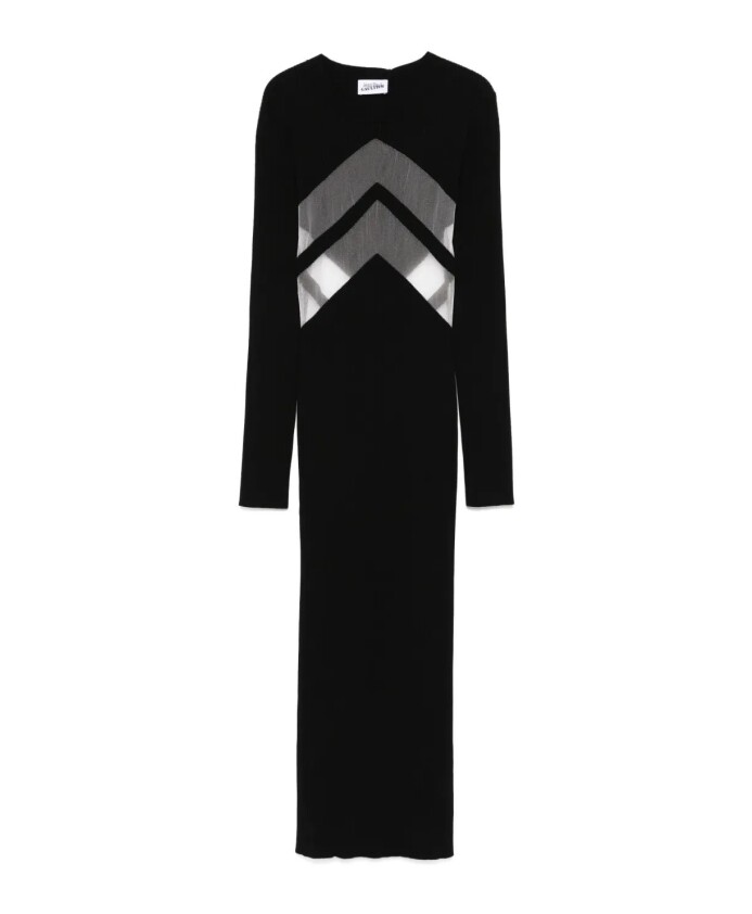 longue-robe-a-motif-chevron-transparent