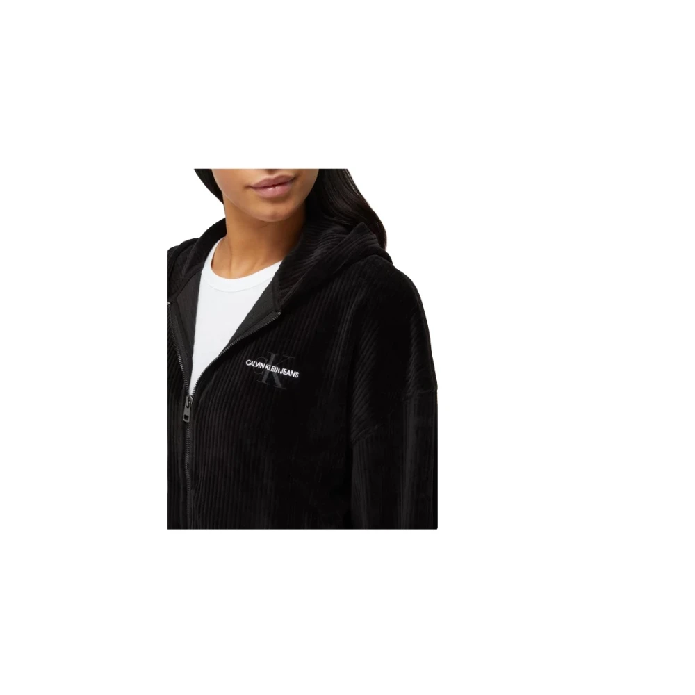 Calvin Klein Jeans Hoodie Black Dames
