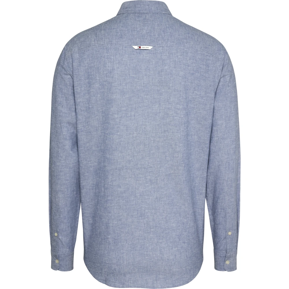 Tommy Jeans Heldere Blauwe Shirt Blue Heren