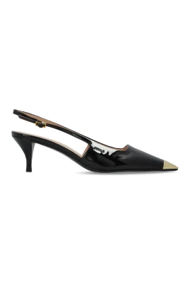 Metalliska Slingback-klackskor