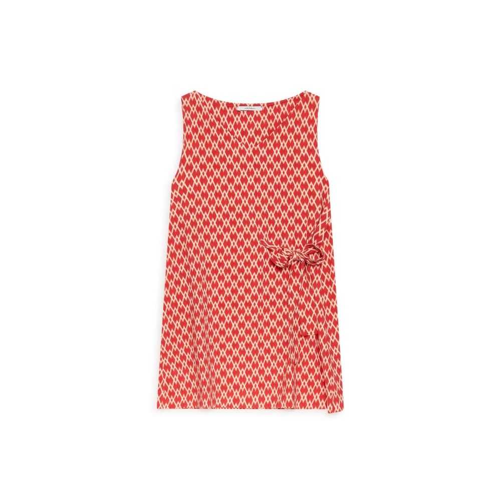 Maliparmi Kvinno Röd Toppar Dam, Xs, Diamond Glow Top