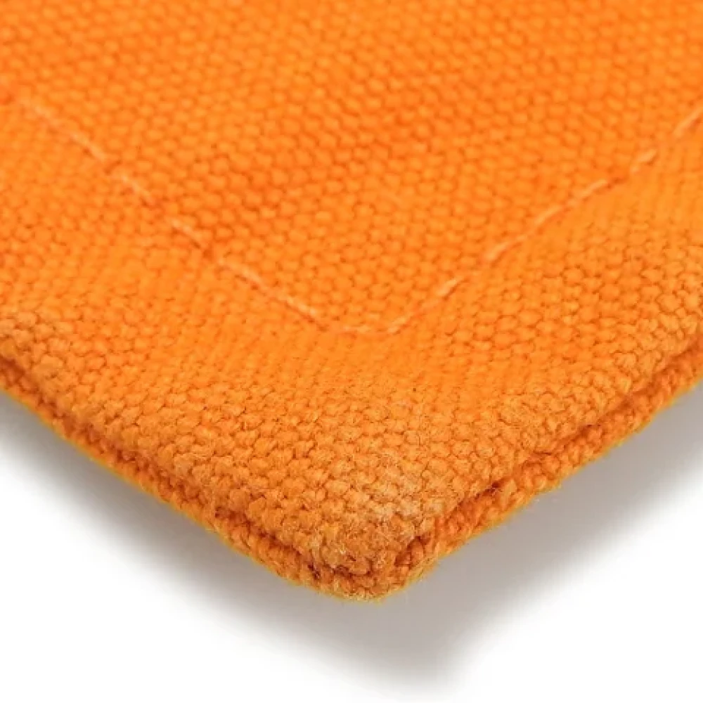 Hermès Vintage Pre-owned Canvas handbags Orange Dames