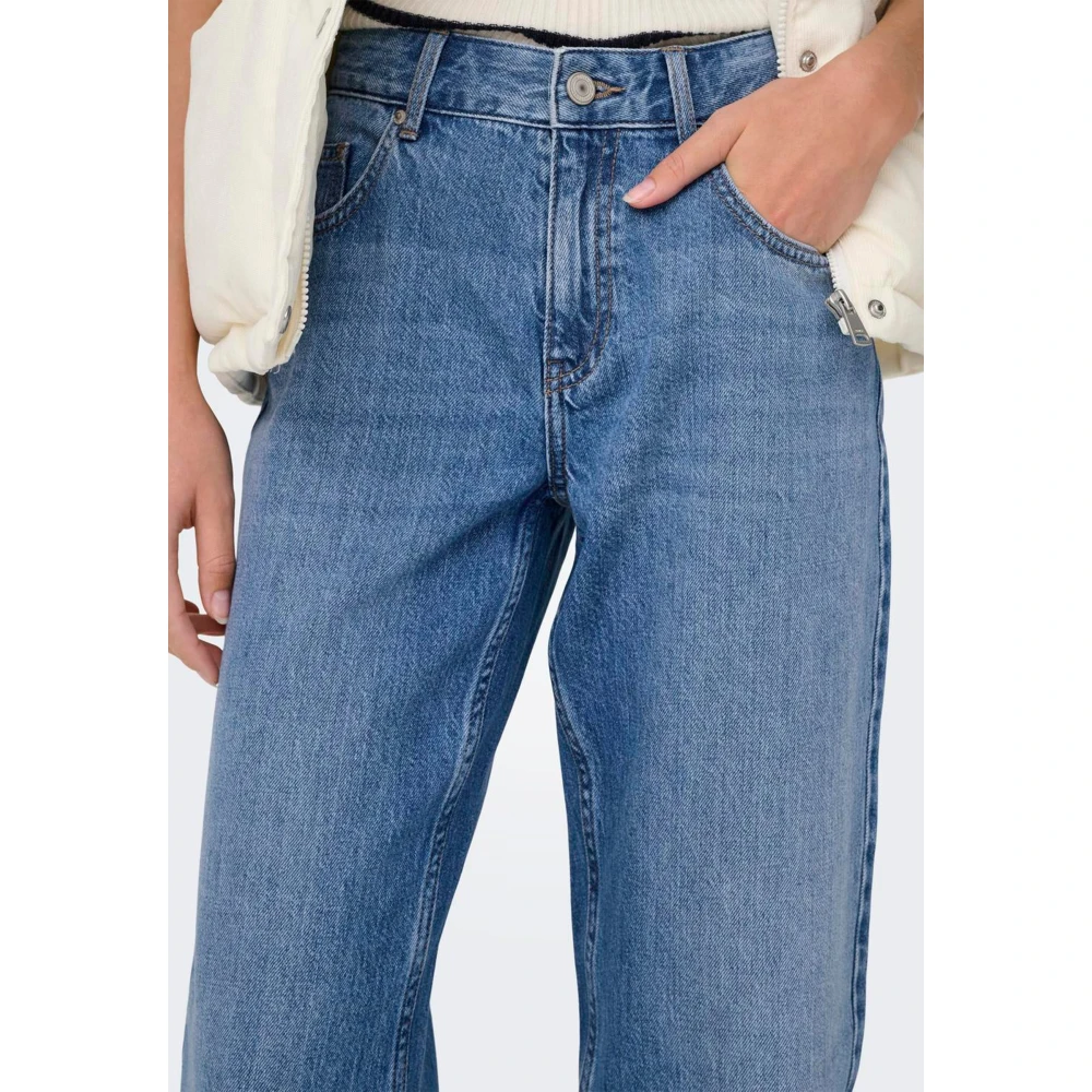 Only Slim Fit Casual Broek Blue Dames