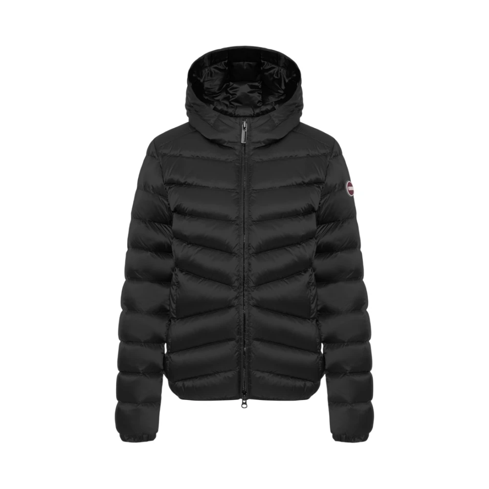 Colmar Women's Black Down Jackets, L, Navy Blue Duno Down Jacket