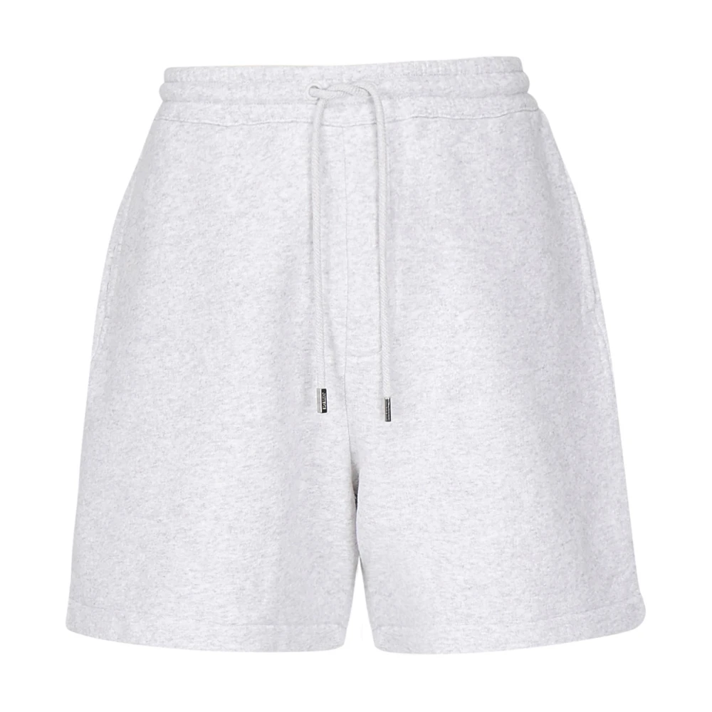 Jacquemus Grijze Club Logo Jogging Shorts Gray Heren