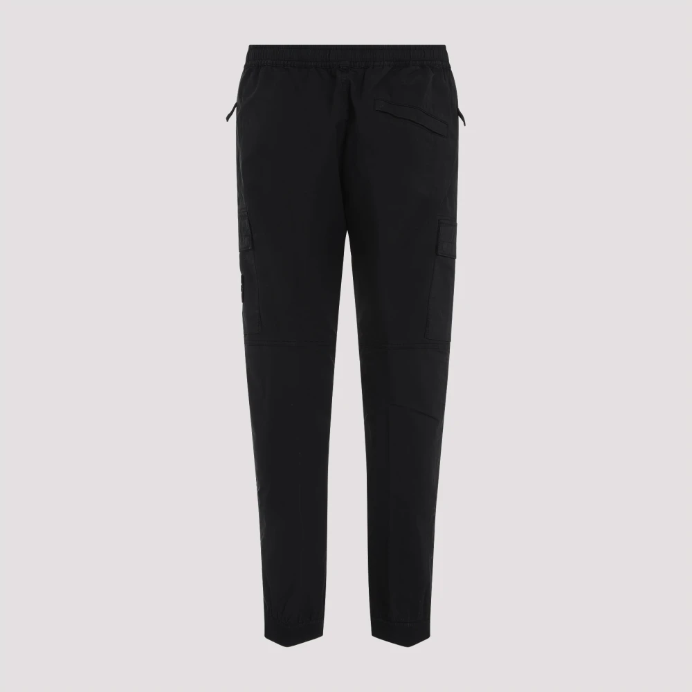 Stone Island Zwarte broek voor heren Black Heren