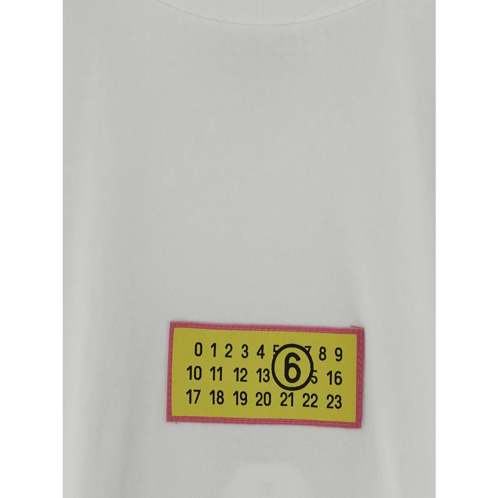 MM6 Maison Margiela Cotton Logo T-Shirt White Heren