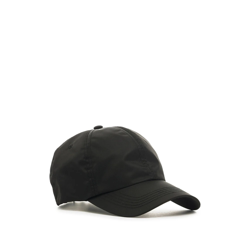 Y-3 Zwarte Verstelbare Band Gebogen Klep Pet Black Dames