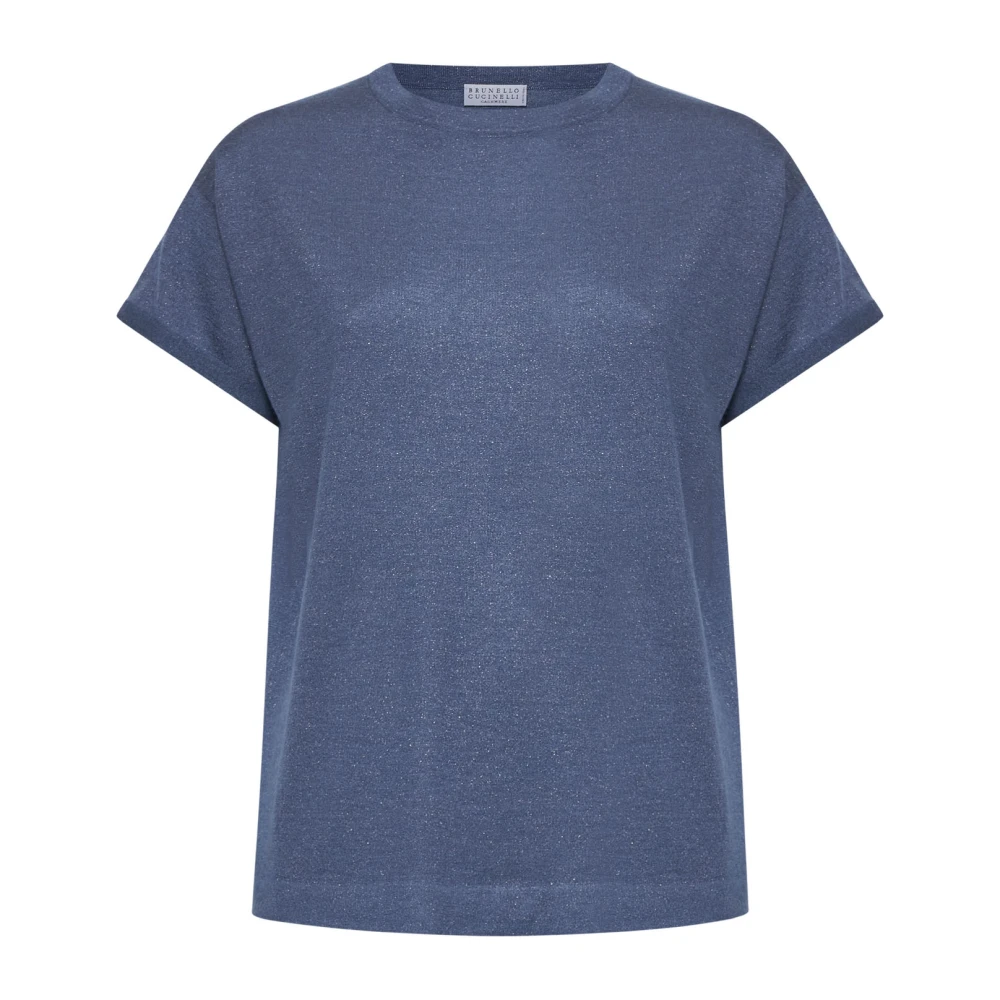 BRUNELLO CUCINELLI Blauwe Sweaters voor Mannen Blue Dames