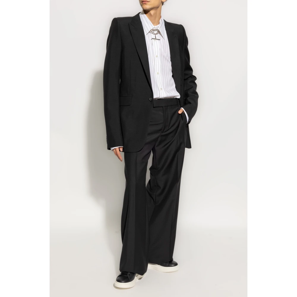alexander mcqueen Wollen Blazer Black Heren