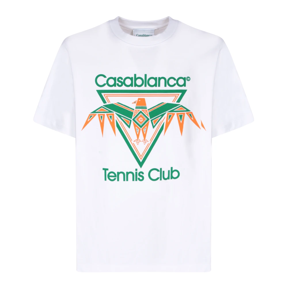Casablanca Men's White Playful Eagle T-Shirt