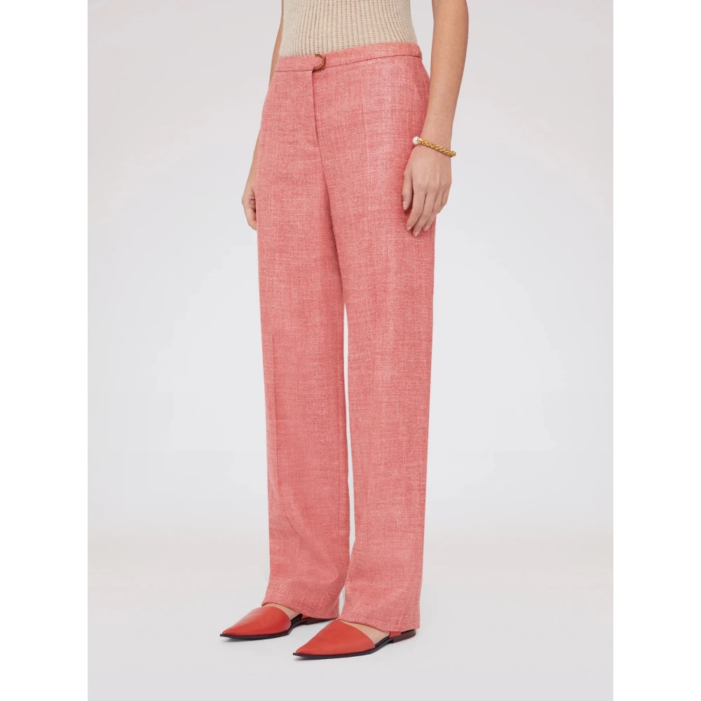 Agnona Trousers Pink Dames