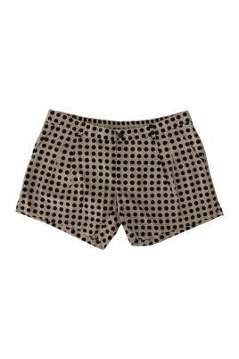 Bomullsshorts med polka dots för stranden
