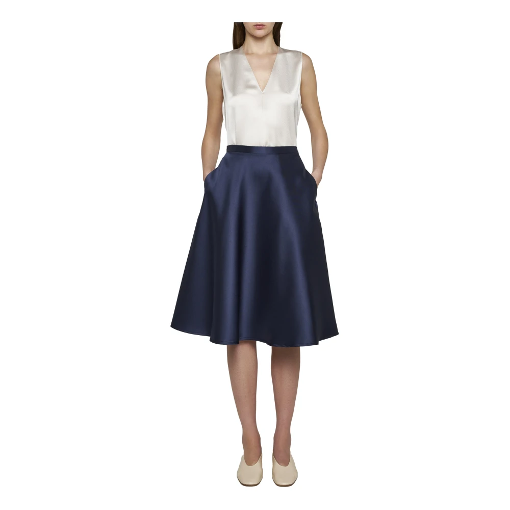 Blanca Vita Blauwe Rok 1 2 Ruota F Blue Dames