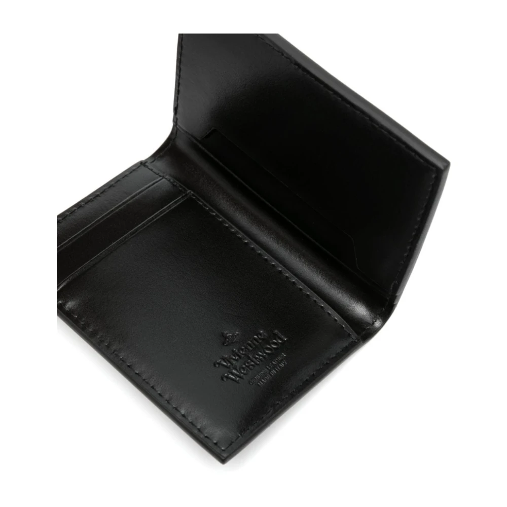Vivienne Westwood Zwarte Verticale Portemonnee Black Heren