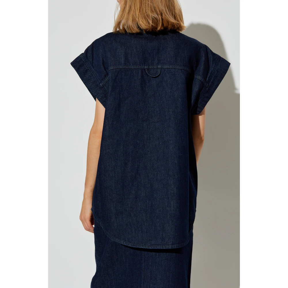 IRO Denim shirt Tatsuya Blue Dames