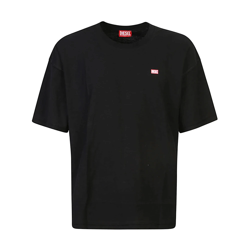Diesel Zwarte T-shirts en Polos Black Heren
