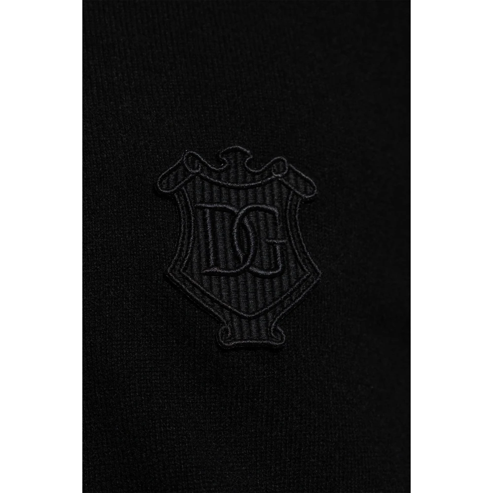 Dolce & Gabbana Trui met logo Black Heren