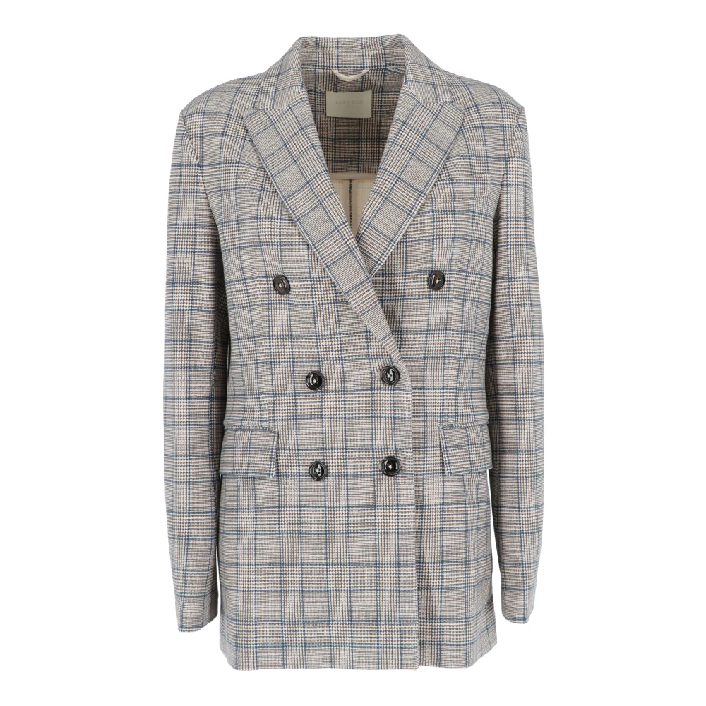 Circolo 1901 Stijlvolle double-breasted jas voor heren Blue Dames