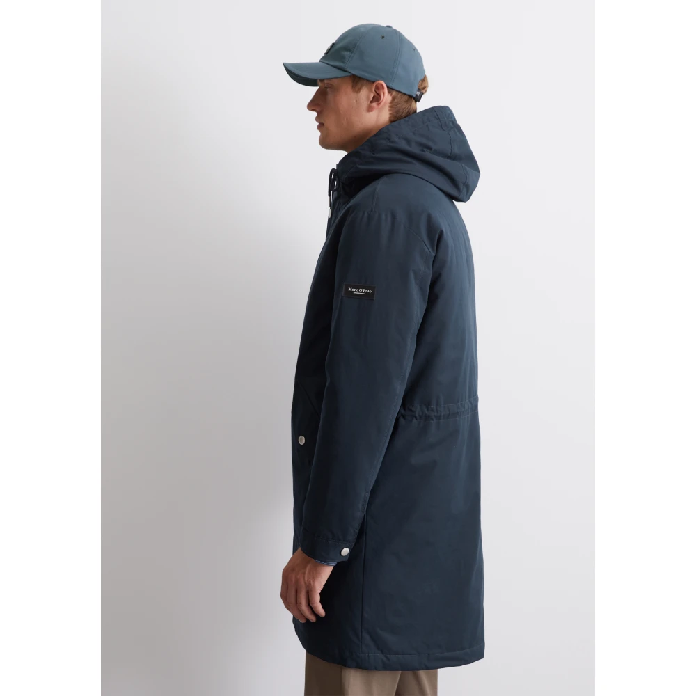 Marc O'Polo Gewatteerde parka regular Blue Heren